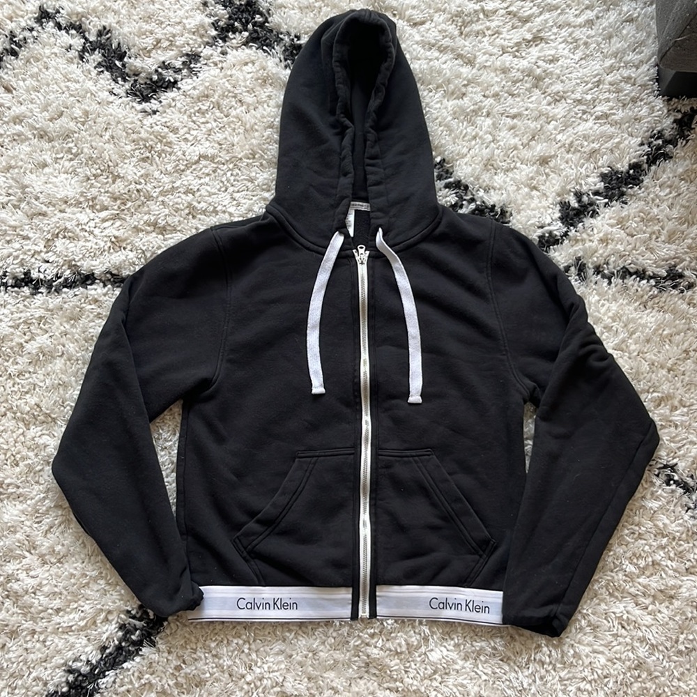 Calvin Klein Black logo Hoodie